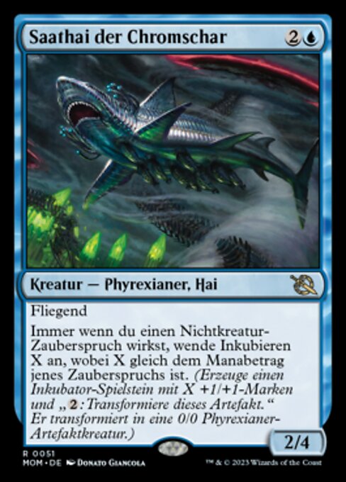 Saathai der Chromschar MOM-51 Rare Near Mint Deutsch