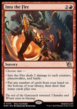 Into the Fire MOM-144 Rare Excellent Englisch Foil