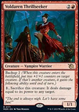 Voldaren Thrillseeker MOM-171 Rare Excellent Englisch