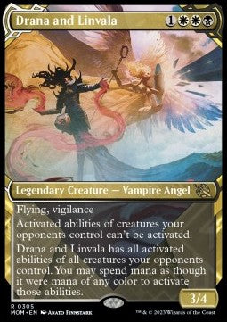 Drana und Linvala XMOM-305 Rare Excellent Englisch Foil