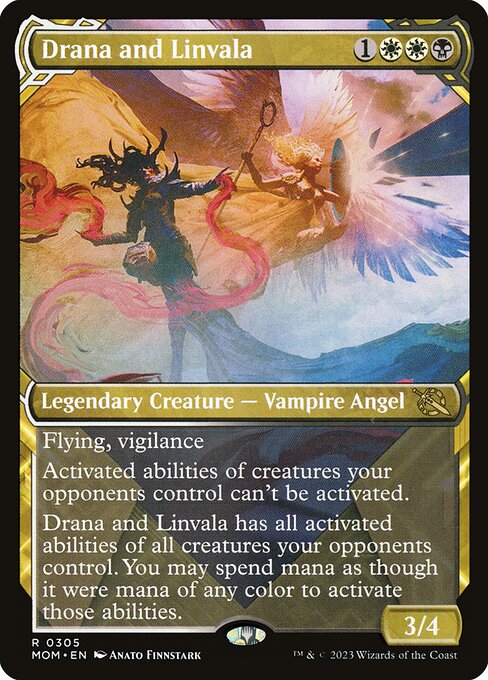 Drana and Linvala XMOM-305 Rare Good Englisch Foil