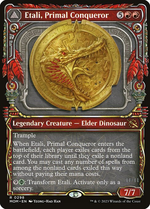 Etali, Primal Conqueror // Etali, Primal Sickness XMOM-298 Rare Near Mint Deutsch