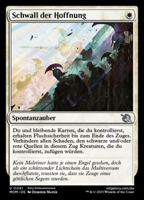 Schwall der Hoffnung MOM-41 Uncommon Excellent Deutsch