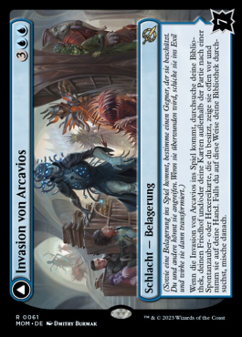 Invasion of Arcavios // Invocation of the Founders MOM-61 Rare Near Mint Deutsch