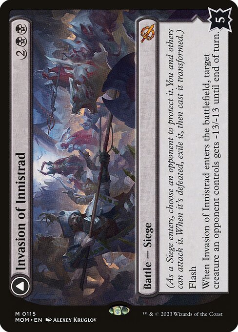 Invasion of Innistrad // Deluge of the Dead MOM-115 Mythic Near Mint Englisch