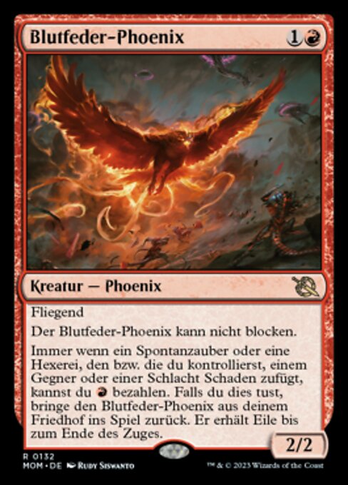 Blutfeder-Phoenix MOM-132 Rare Near Mint Deutsch