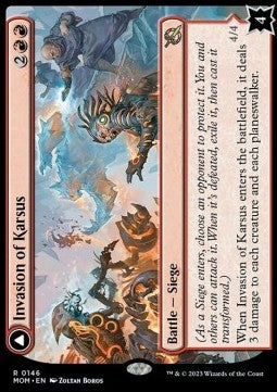 Invasion of Karsus // Refraction Elemental MOM-146 Rare Excellent Deutsch