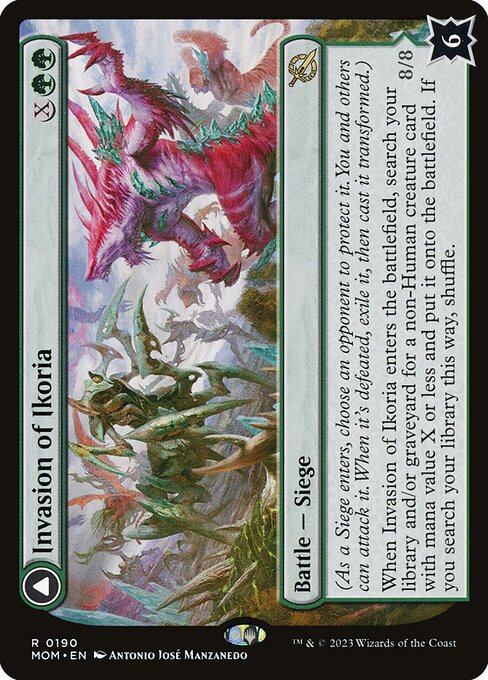 Invasion of Ikoria // Zilortha, Apex of Ikoria MOM-190 Rare Near Mint Englisch Foil