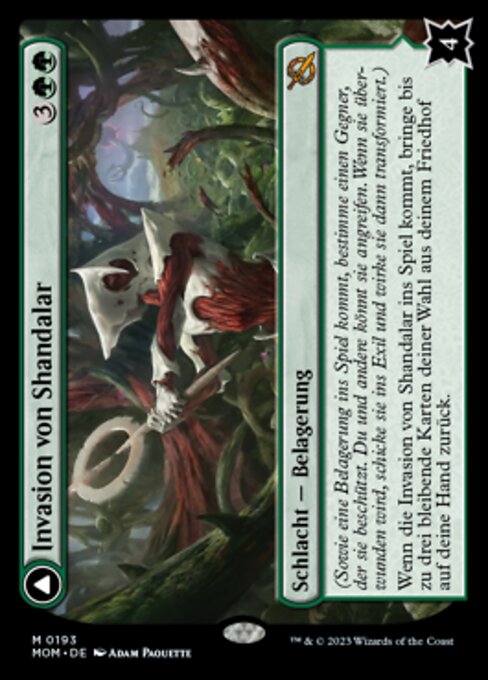 Invasion of Shandalar // Leyline Surge MOM-193 Mythic Near Mint Deutsch