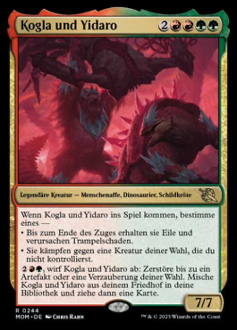 Kogla und Yidaro MOM-244 Rare Near Mint Deutsch