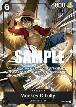 Monkey.D.Luffy (P-035) P Promo Near Mint Englisch