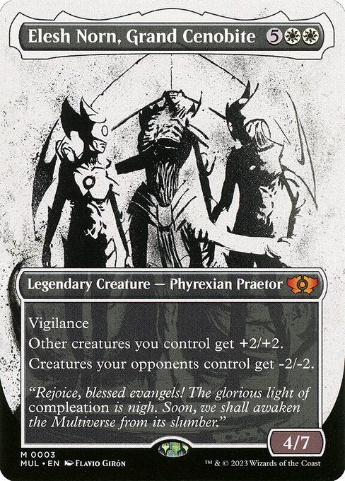 Elesh Norn, Hohe Zönobitin (V.1) MUL-3 Mythic Near Mint Englisch Foil
