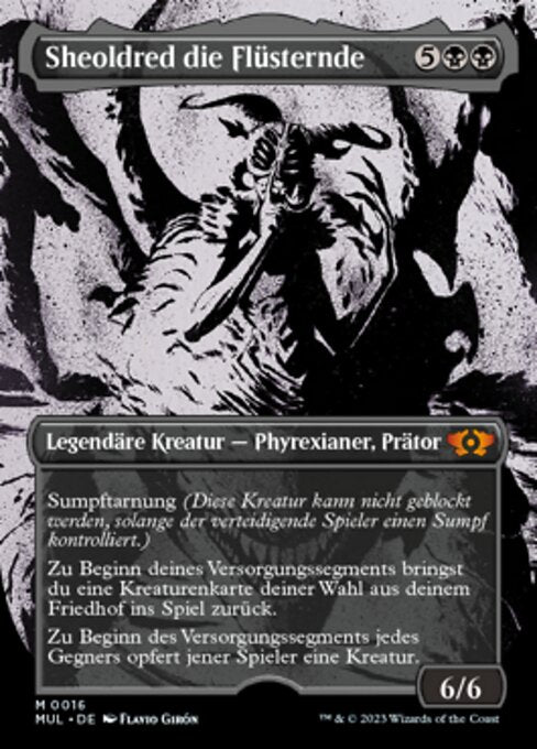 Sheoldred die Flüsternde (V.1) MUL-16 Mythic Near Mint Deutsch