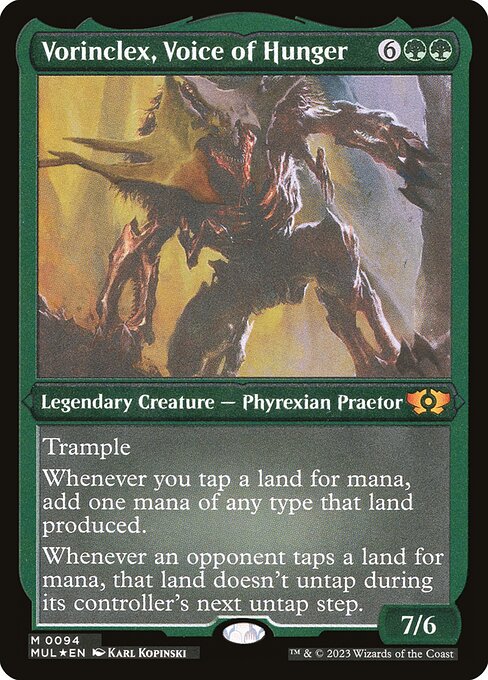 Vorinclex, Stimme des Hungers (V.2) MUL-94 Mythic Excellent Deutsch Foil