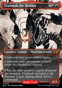 Urabrask the Hidden MUL-153 Mythic Near Mint Englisch Foil
