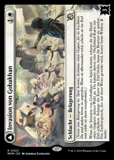 Invasion of Gobakhan // Lightshield Array MOM-22 Rare Excellent Deutsch