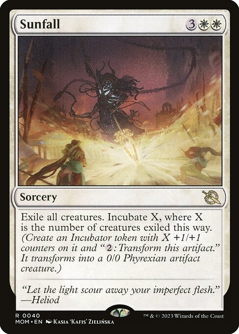 Sonnenfall MOM-40 Rare Near Mint Englisch Foil