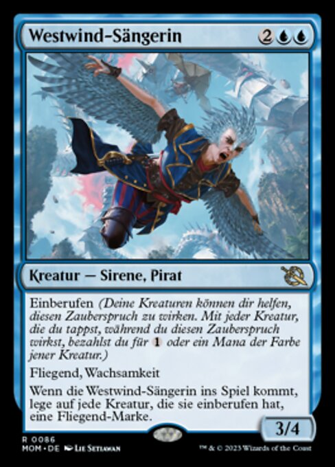 Westwind-Sängerin MOM-86 Rare Excellent Deutsch
