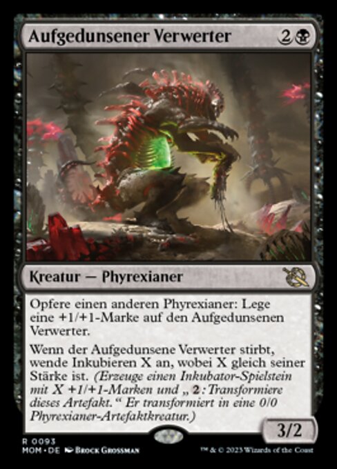 Aufgedunsener Verwerter MOM-93 Rare Near Mint Deutsch