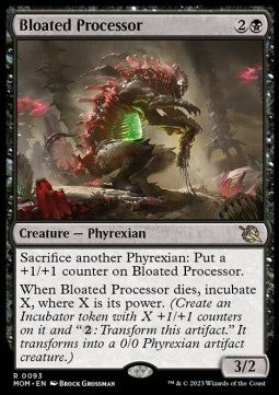 Bloated Processor MOM-93 Rare Near Mint Englisch Foil