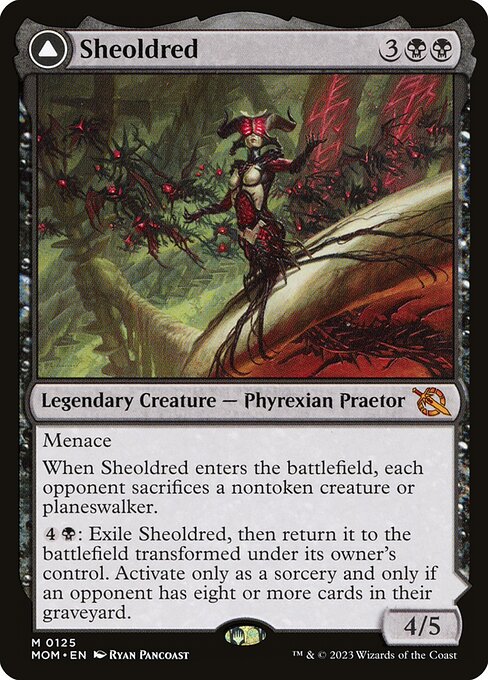Sheoldred // The True Scriptures MOM-125 Mythic Excellent Englisch