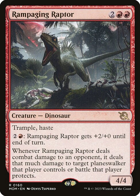 Rampaging Raptor MOM-160 Rare Near Mint Englisch