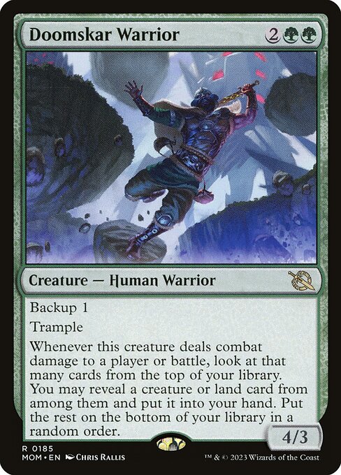 Doomskar Warrior MOM-185 Rare Near Mint Englisch