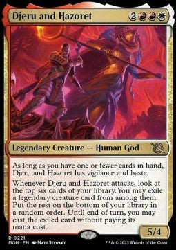 Djeru and Hazoret MOM-221 Rare Near Mint Englisch Foil