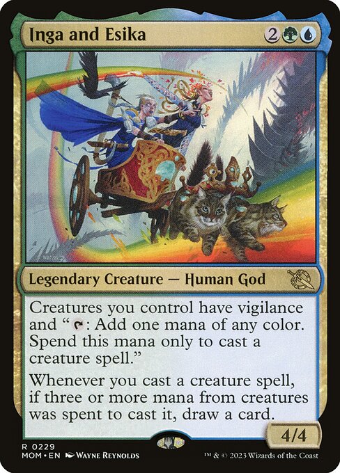 Inga und Esika MOM-229 Rare Excellent Englisch Foil