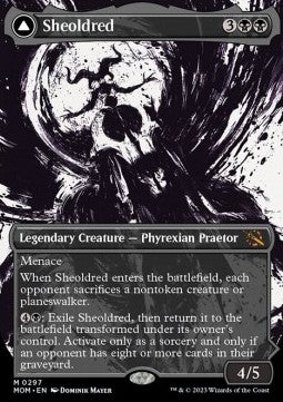 Sheoldred // The True Scriptures (V.1) XMOM-297 Mythic Excellent Englisch
