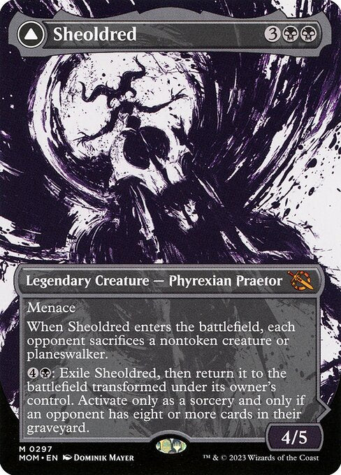 Sheoldred // The True Scriptures (V.1) XMOM-297 Mythic Excellent Englisch