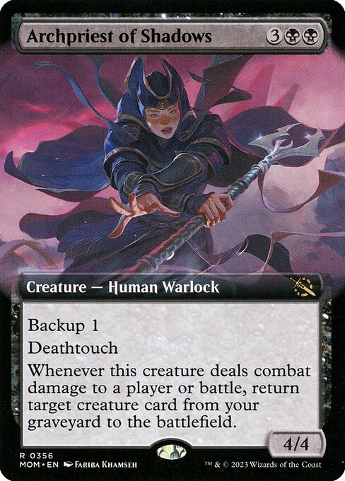 Erzpriesterin der Schatten XMOM-356 Rare Near Mint Englisch Foil