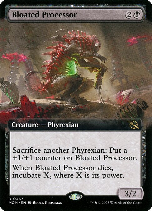 Bloated Processor XMOM-357 Rare Good Englisch Foil
