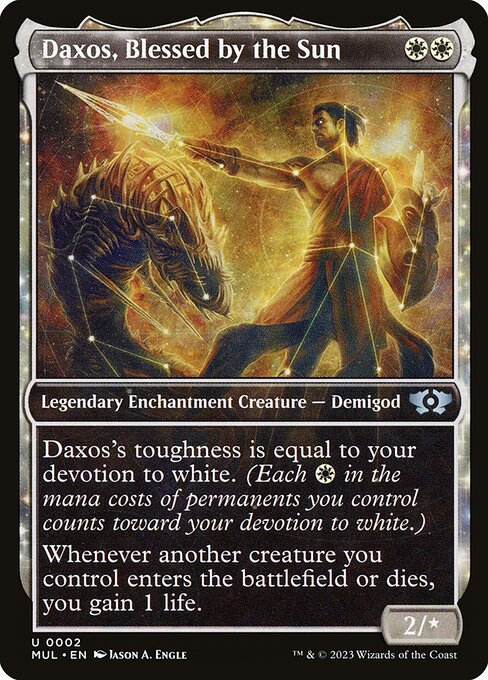 Daxos, Blessed by the Sun MUL-2 Uncommon Near Mint Englisch