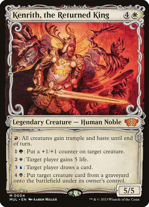 Kenrith, the Returned King MUL-4 Mythic Excellent Englisch