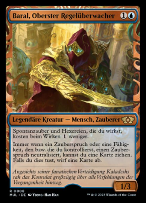 Baral, Oberster Regelüberwacher (V.1) MUL-8 Rare Near Mint Deutsch