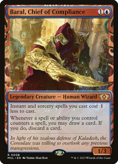 Baral, Chief of Compliance MUL-8 Rare Near Mint Englisch Foil