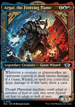 Aegar die Frostflamme (V.1) MUL-31 Uncommon Near Mint Deutsch