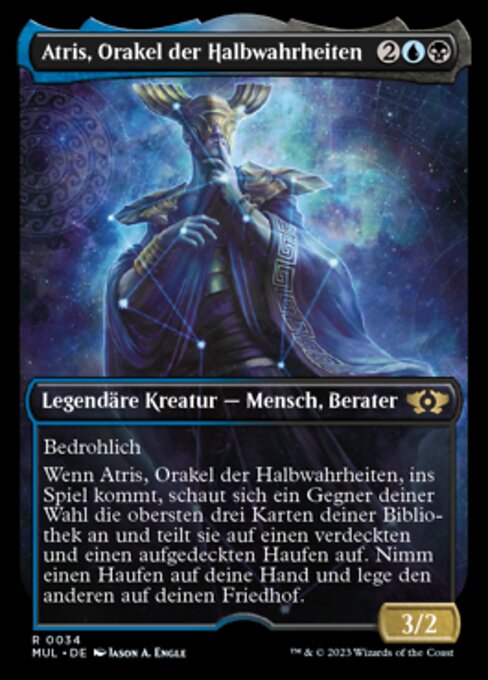 Atris, Orakel der Halbwahrheiten (V.1) MUL-34 Rare Excellent Deutsch
