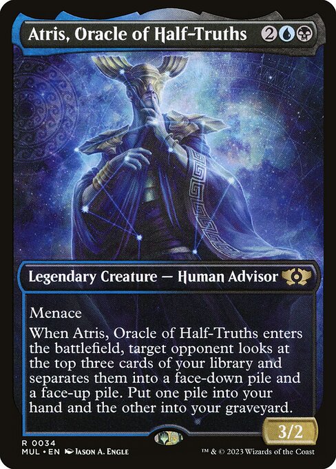 Atris, Oracle of Half-Truths MUL-34 Rare Excellent Englisch