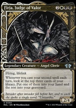Firja, Judge of Valor MUL-40 Uncommon Near Mint Englisch