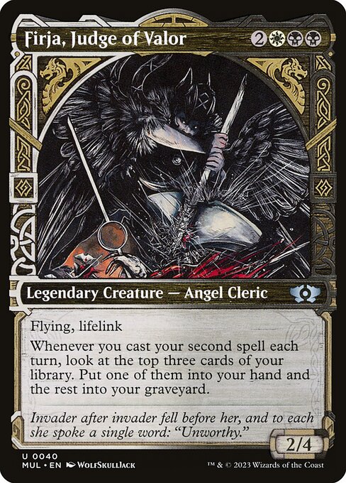 Firja, Judge of Valor MUL-40 Uncommon Near Mint Englisch