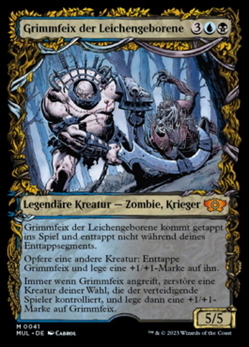 Grimmfeix der Leichengeborene (V.1) MUL-41 Mythic Near Mint Deutsch