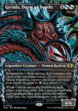 Gyruda, Doom of Depths MUL-42 Rare Excellent Englisch Foil