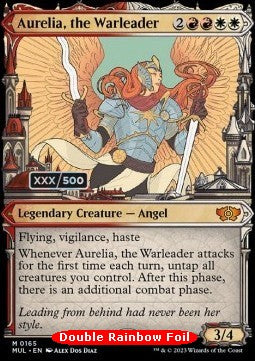 Aurelia, the Warleader (V.4) MUL-165 Mythic Near Mint Englisch Foil