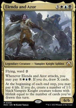 Elenda und Azor MOC-6 Mythic Excellent Englisch Foil