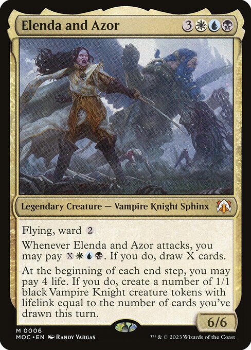Elenda and Azor MOC-6 Mythic Near Mint Englisch