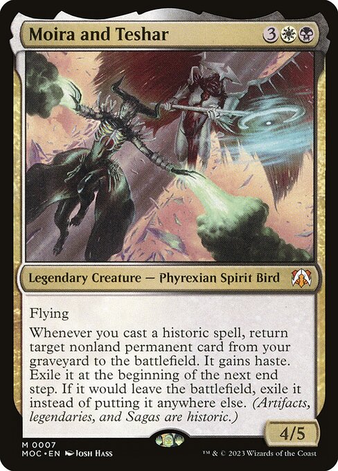 Moira and Teshar MOC-7 Mythic Near Mint Englisch