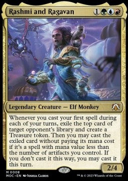 Rashmi and Ragavan MOC-8 Mythic Excellent Englisch Foil