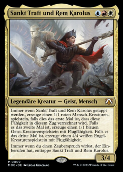 Sankt Traft und Rem Karolus MOC-9 Mythic Near Mint Deutsch